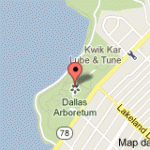 Dallas Arboretum and Botanical Garden map