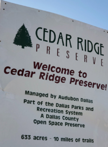 Cedar Ridge Preserve managed by Audubon Dallas